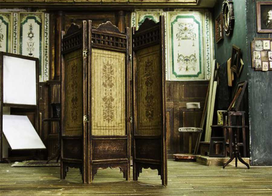 تصاویری از ماکت یک استودیو عکاسی در قرن 19