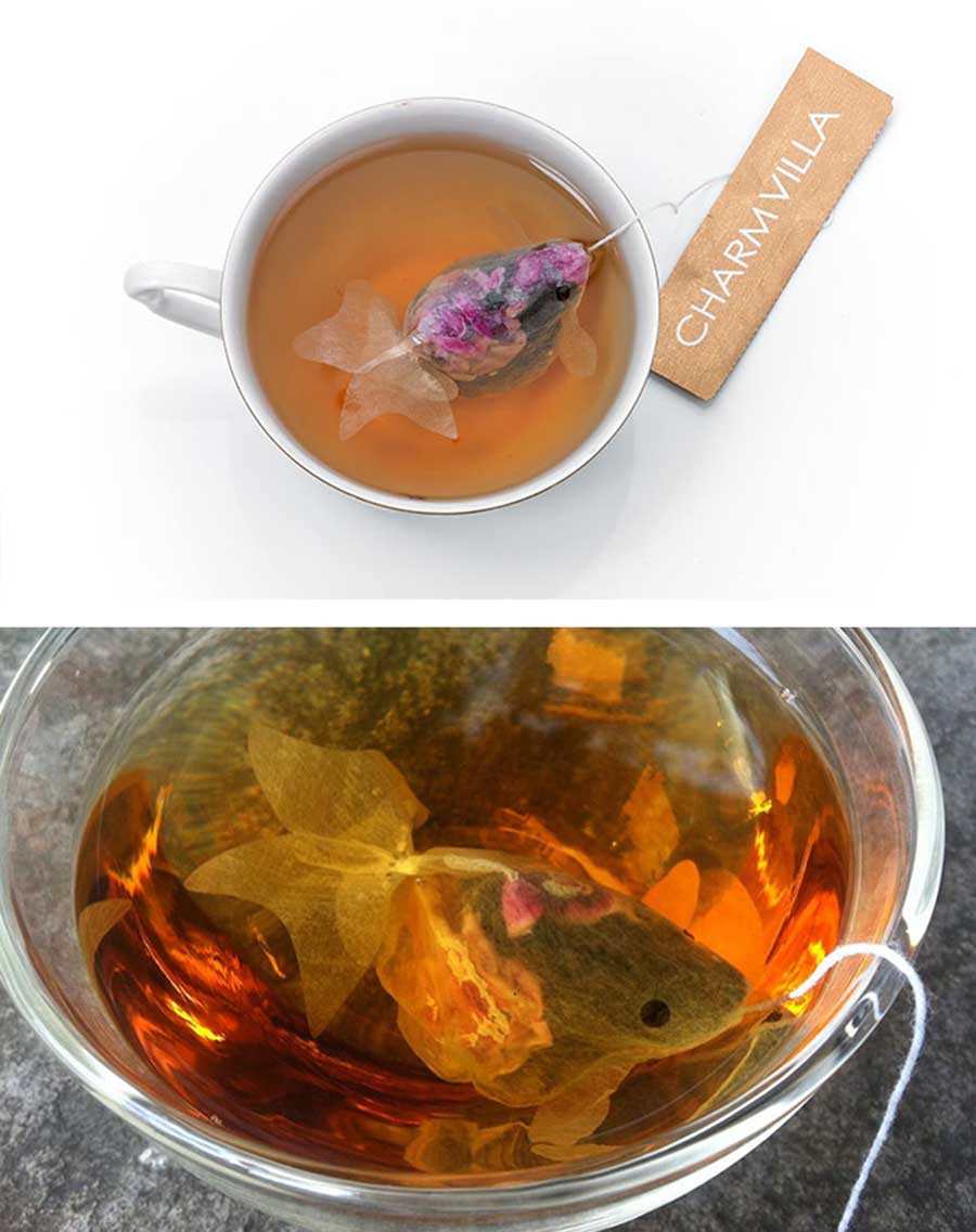 چای کیسه ای با طراحی خلاقانه