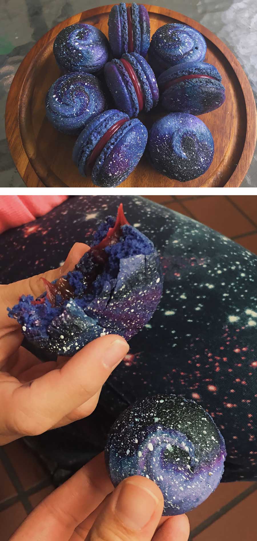 تصاویر شیرینی ها با تزئین فضایی