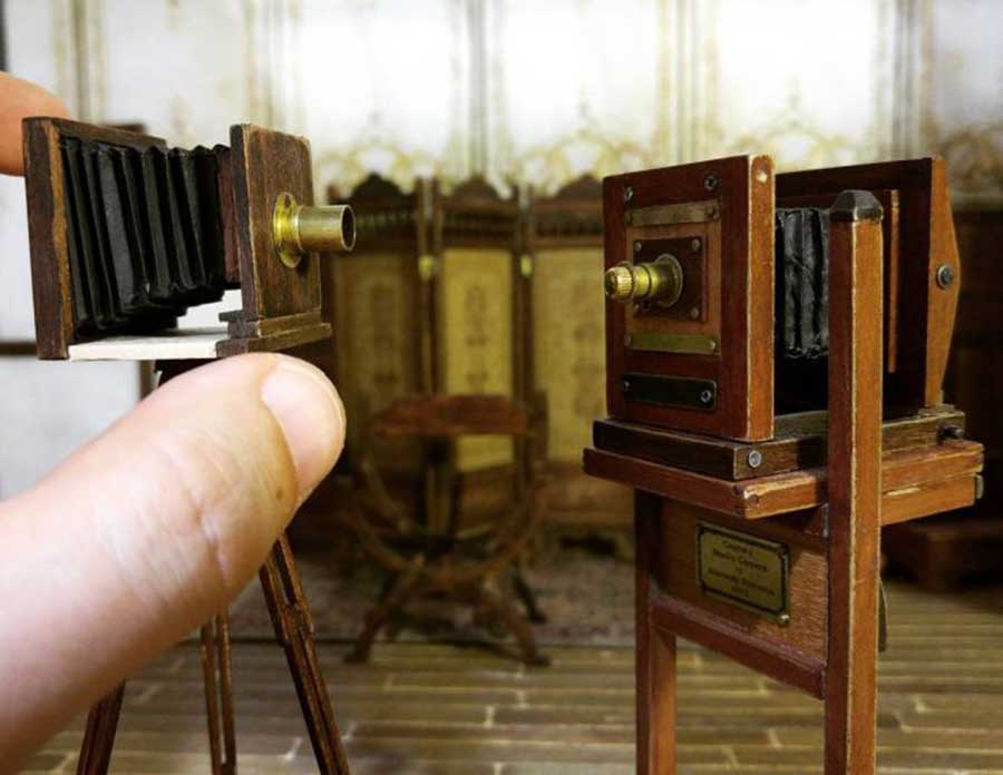 تصاویری از ماکت یک استودیو عکاسی در قرن 19تصاویری از ماکت یک استودیو عکاسی در قرن 19