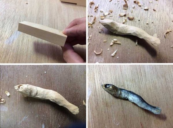 ساخت خلاقانه خوراکی های چوبی