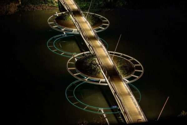 پل متحرک فریدریش بایر در سائو پائولو
