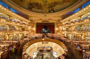 تبدیل آمفی‌تئاتر ۱۰۰ ساله‌ به کتاب فروشی در آرژانتین
