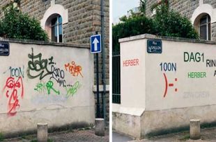 دیوارنویسی های خیابانی