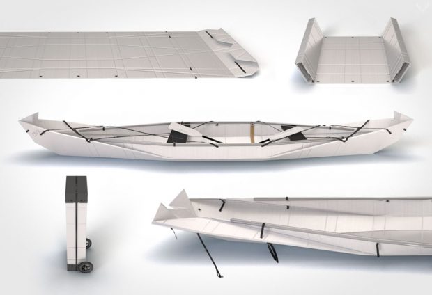 طراحی قایق کانو با الهام از هنر اوریگامی