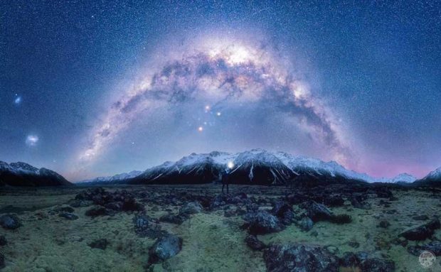 تصاویری از آسمان شب در نیوزلند