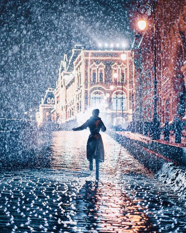 نگاهی به عکس های زمستانه مسکو شهری شاهانه و زیبا