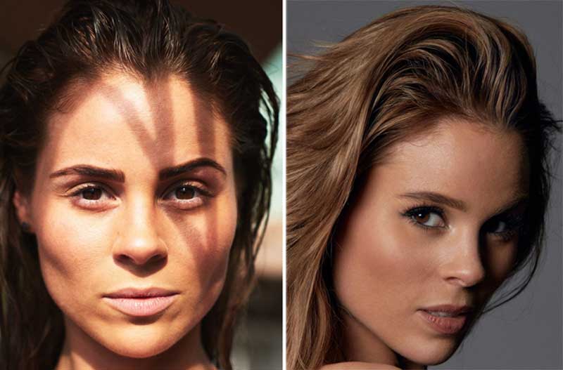 دخترهای شایسته جهان قبل و بعد از آرایش 