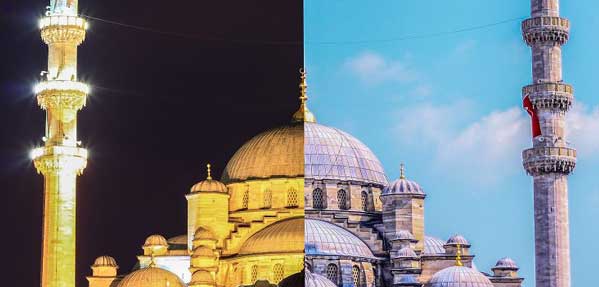 استانبول در روز و شب